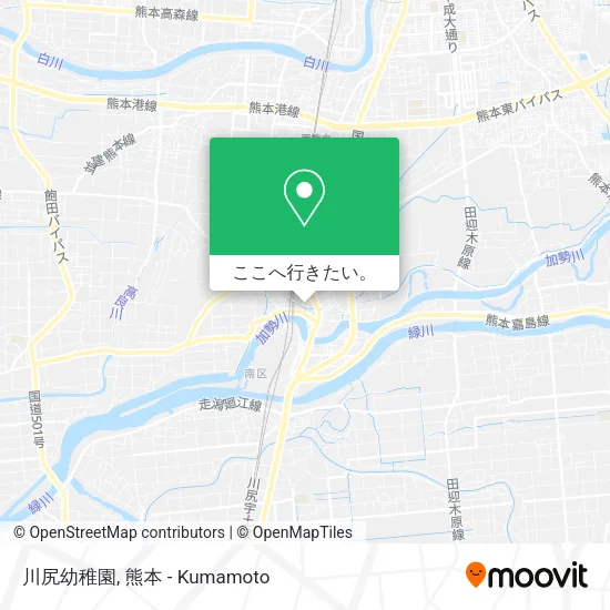 川尻幼稚園地図