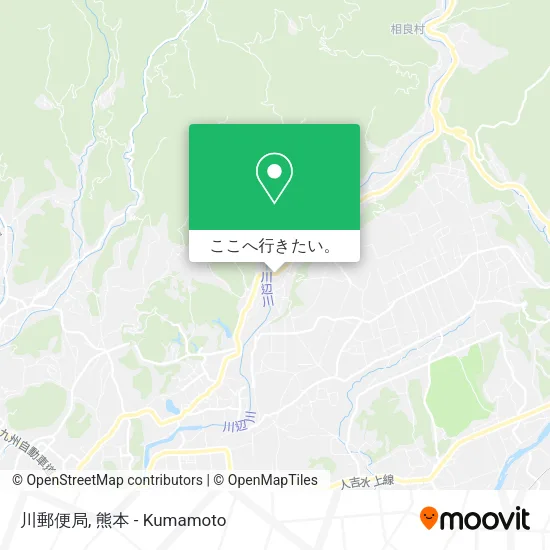 川郵便局地図
