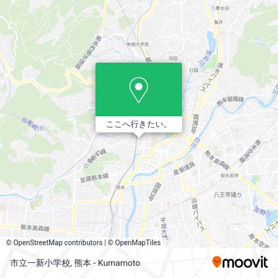 市立一新小学校地図
