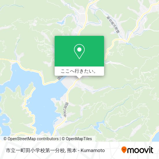 市立一町田小学校第一分校地図
