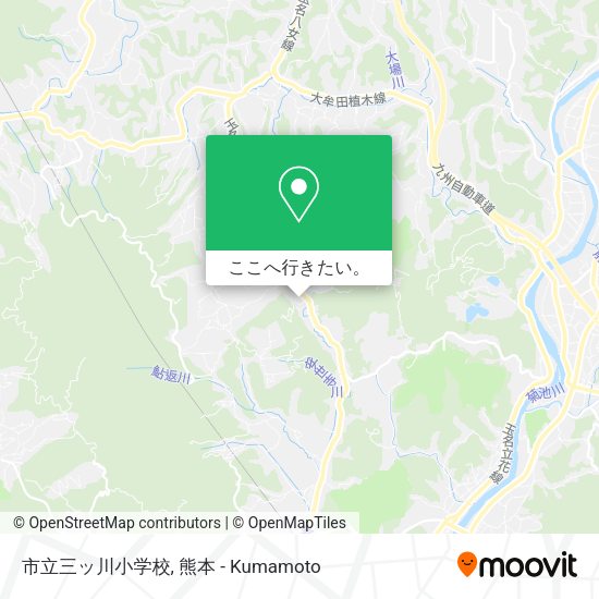 市立三ッ川小学校地図