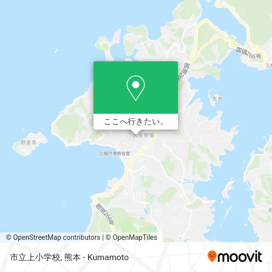 市立上小学校地図