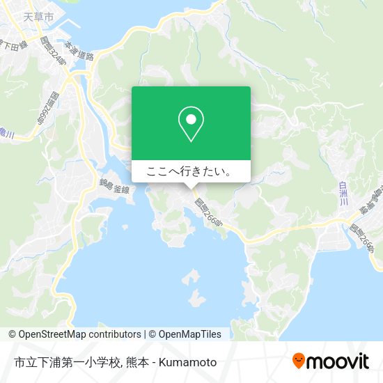 市立下浦第一小学校地図