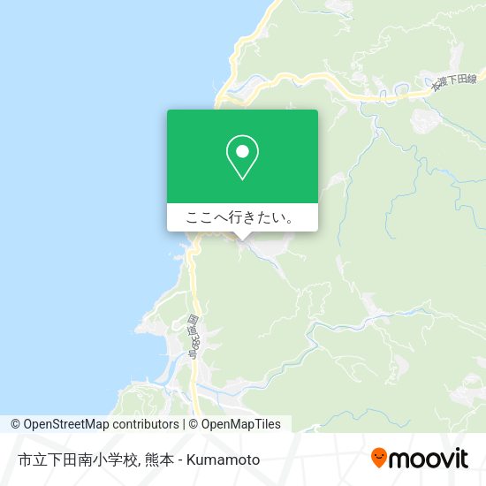 市立下田南小学校地図