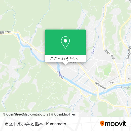 市立中原小学校地図