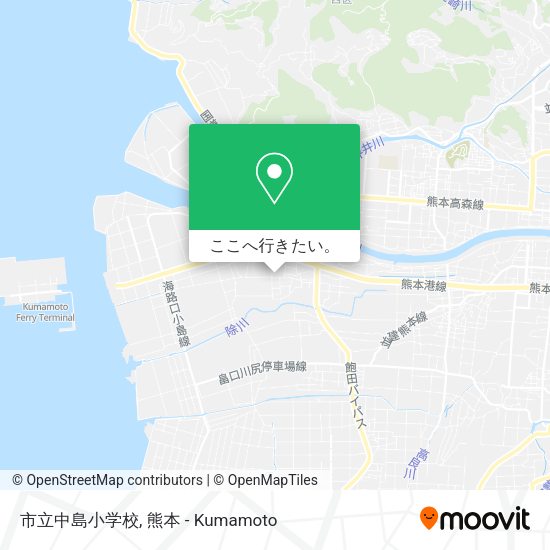 市立中島小学校地図
