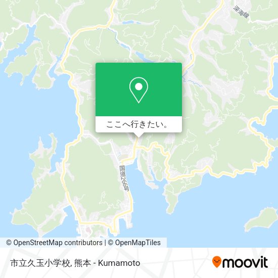 市立久玉小学校地図