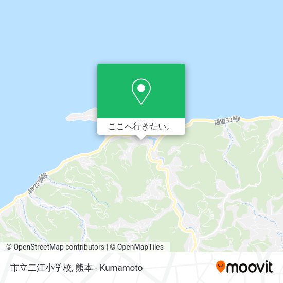 市立二江小学校地図