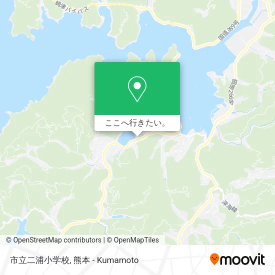 市立二浦小学校地図