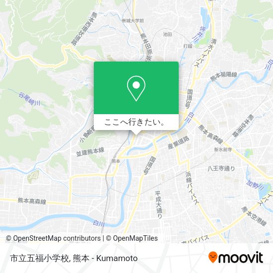 市立五福小学校地図