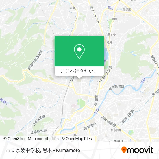 市立京陵中学校地図