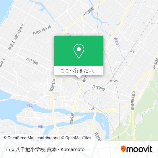 市立八千把小学校地図