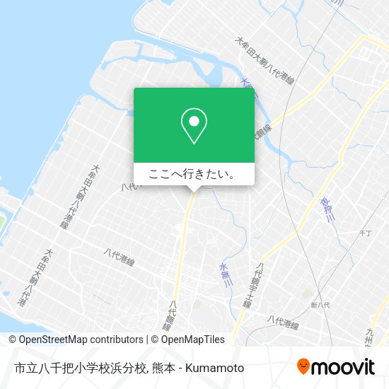 市立八千把小学校浜分校地図