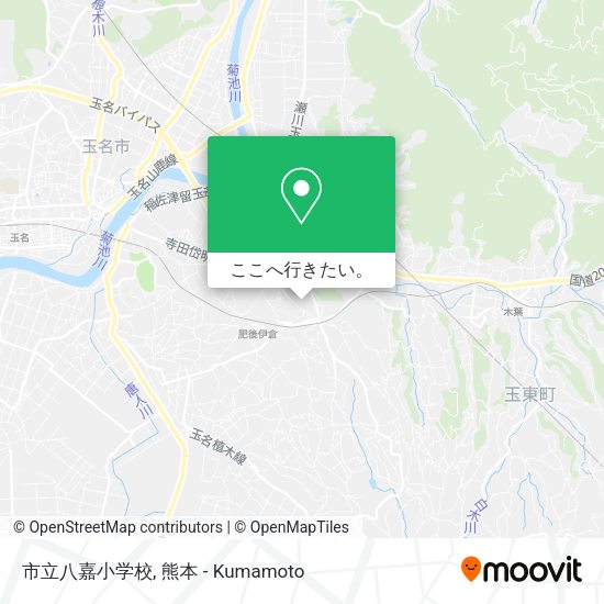市立八嘉小学校地図