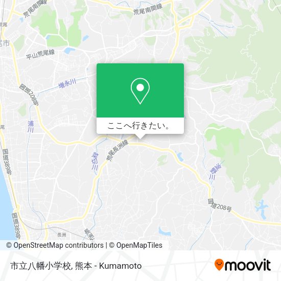 市立八幡小学校地図