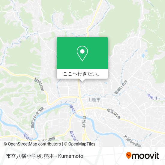 市立八幡小学校地図