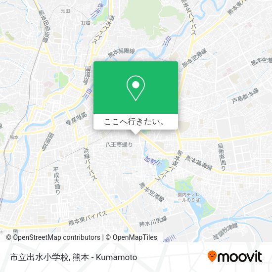 市立出水小学校地図