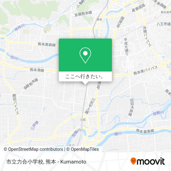 市立力合小学校地図