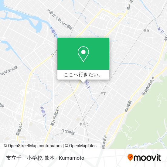 市立千丁小学校地図