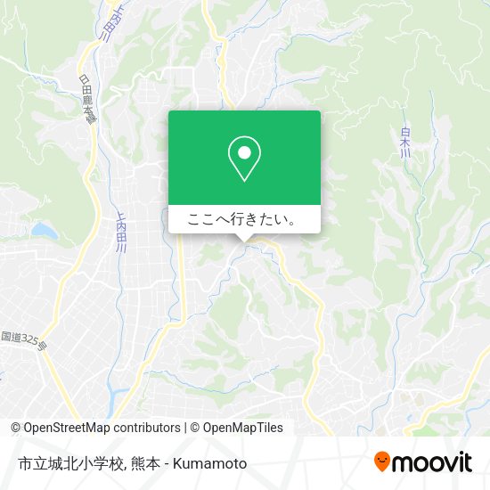 市立城北小学校地図
