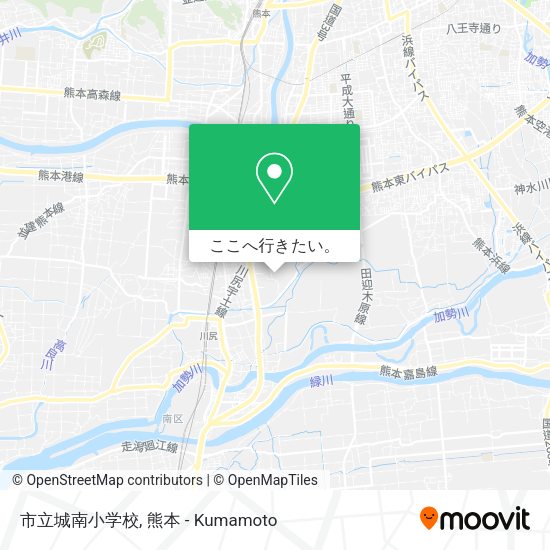 市立城南小学校地図