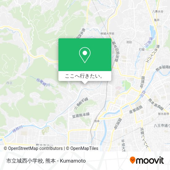市立城西小学校地図