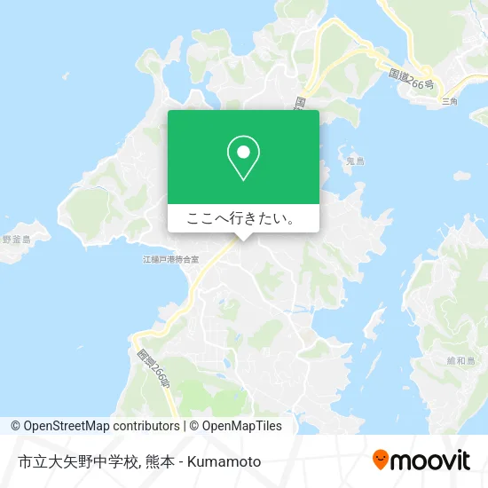 市立大矢野中学校地図