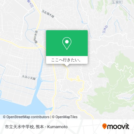 市立天水中学校地図