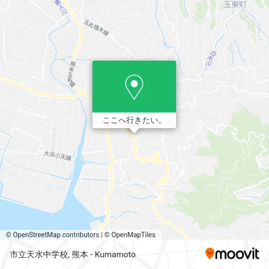 市立天水中学校地図