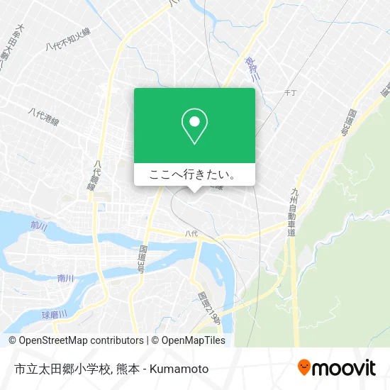 市立太田郷小学校地図