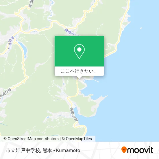 市立姫戸中学校地図