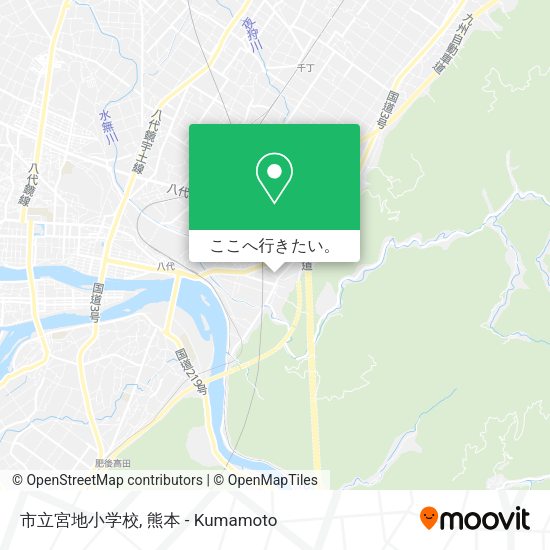 市立宮地小学校地図