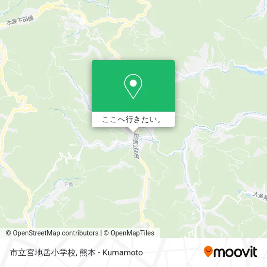 市立宮地岳小学校地図