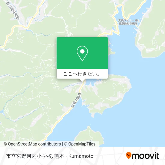 市立宮野河内小学校地図