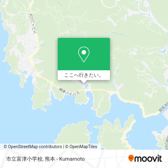 市立富津小学校地図