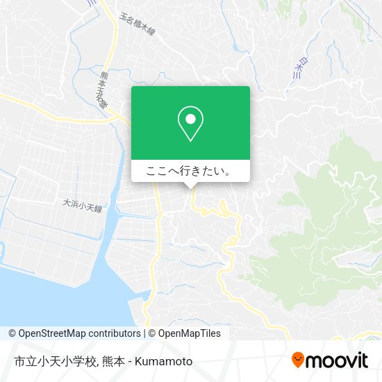 市立小天小学校地図