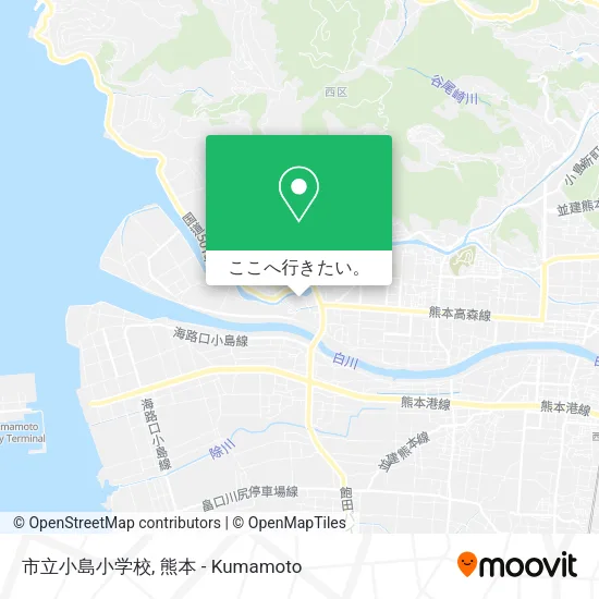 市立小島小学校地図