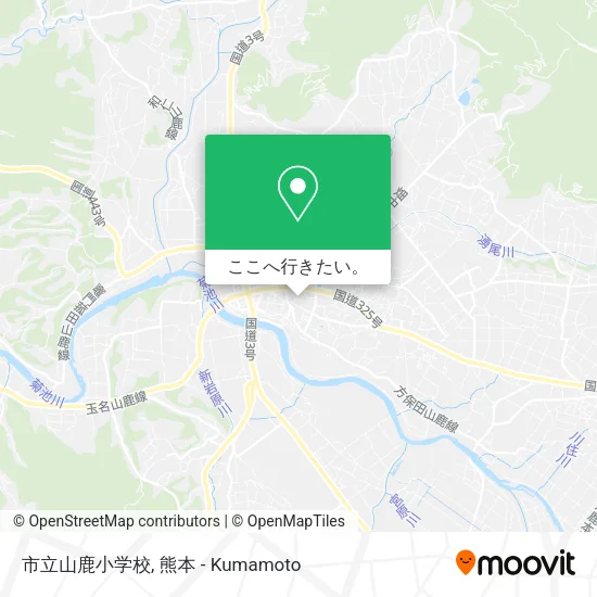 市立山鹿小学校地図