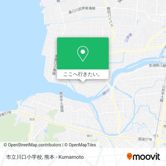 市立川口小学校地図