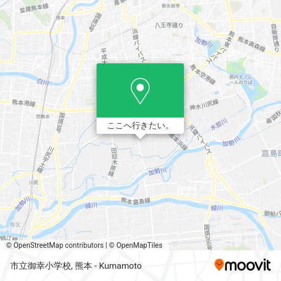 市立御幸小学校地図