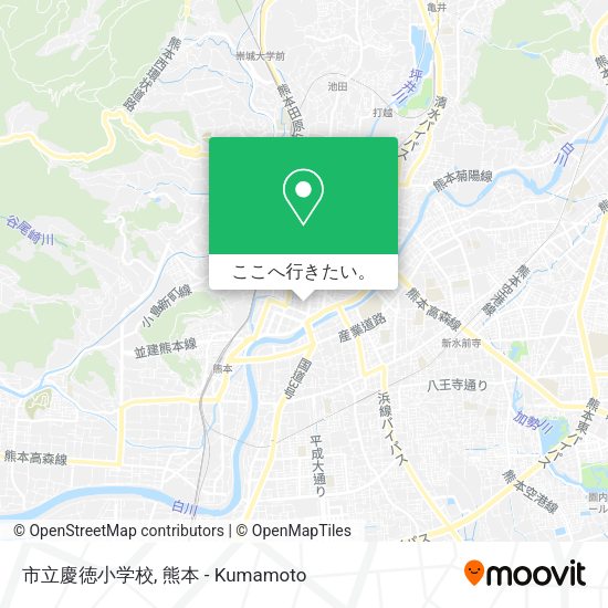 市立慶徳小学校地図