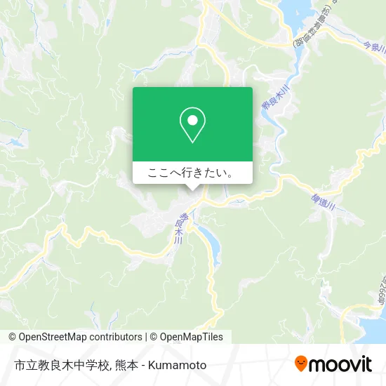 市立教良木中学校地図