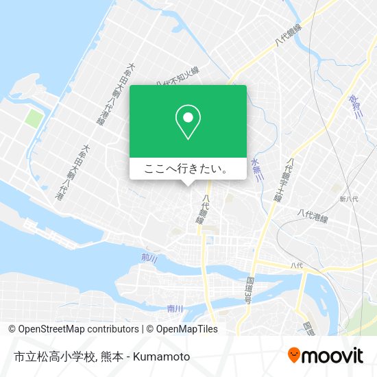市立松高小学校地図