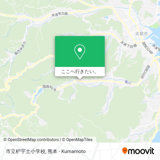 市立枦宇土小学校地図