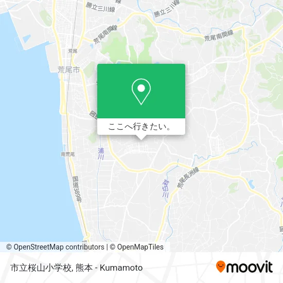 市立桜山小学校地図