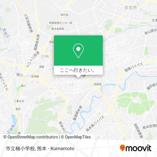 市立楠小学校地図
