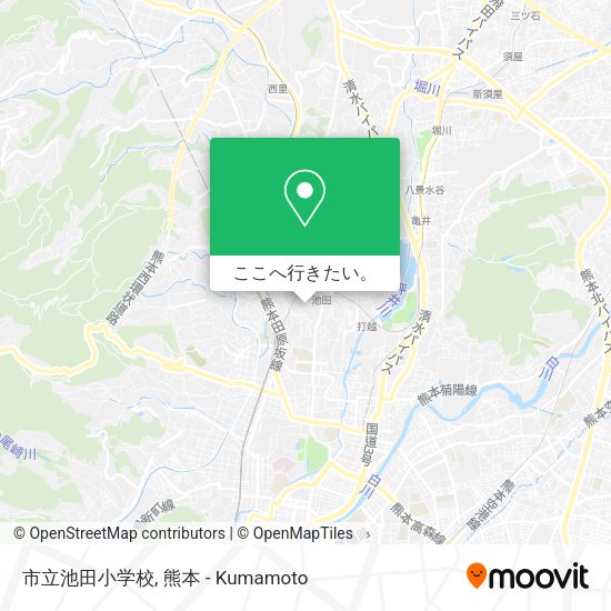市立池田小学校地図