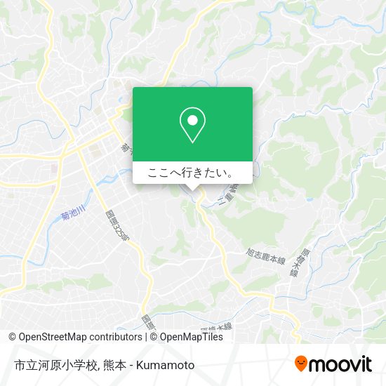 市立河原小学校地図