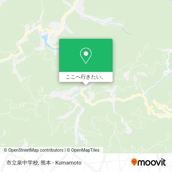 市立泉中学校地図