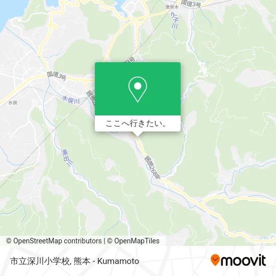 市立深川小学校地図
